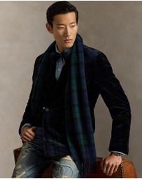 Polo Ralph Lauren - Plaid Fringe Wool Scarf