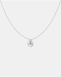 Ania Haie - Silver Oval Charm Necklace
