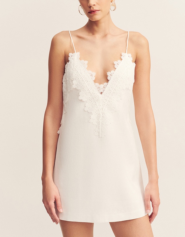Shona Joy - Toile Lace Mini Dress
