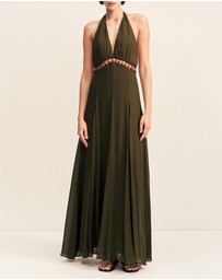 Shona Joy - Juno Plunged Cut Out Maxi Dress