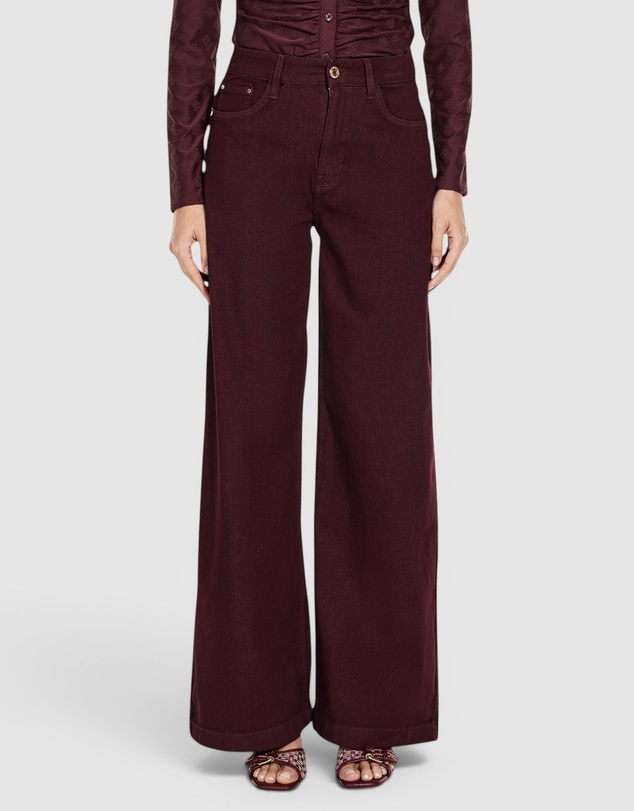 GUESS - High-Rise Bellagio Wide-Leg Jeans