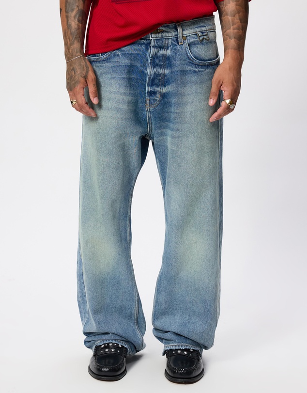 RHUDE - Relaxed Traxedo Denim Jeans