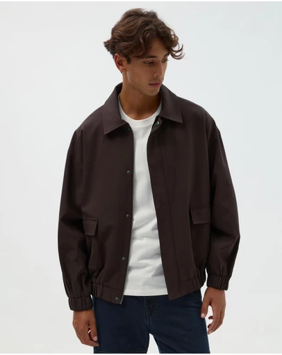 AERE - Boyd Collar Bomber Jacket