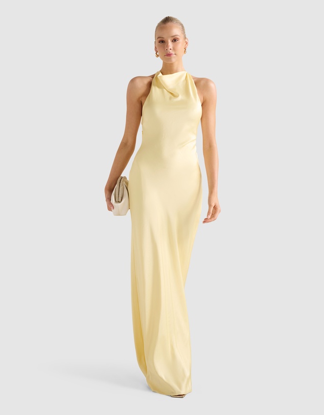 Forever New - Audrey Satin Backless Maxi Dress