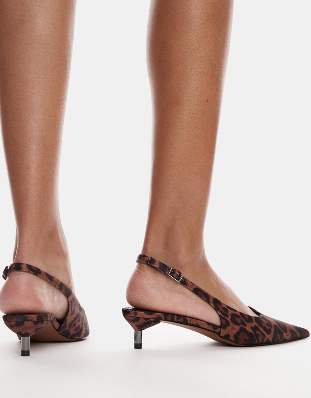 TOPSHOP - Ellie Slingback Mid Heel Court Shoes
