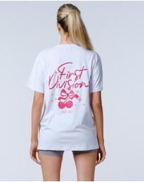 First Division - Cherry Cursive Tee