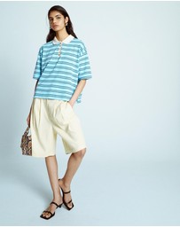 TOPSHOP - Linen Longline Shorts