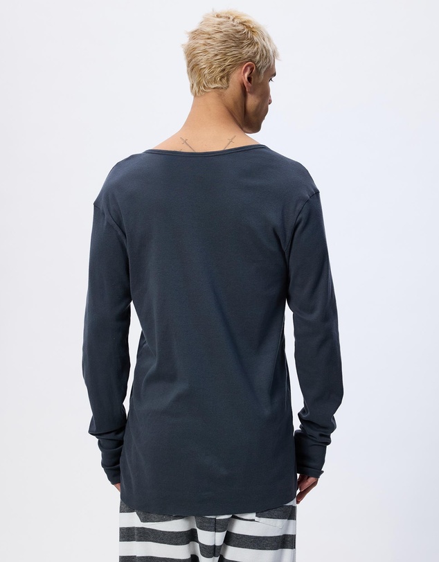 Surrounded By Ghosts - The Aradite Slim Rib Knit Long Sleeve T-Shirt