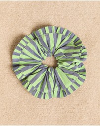 Damson Madder - Frill Edge Scrunchie