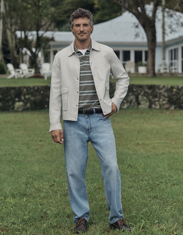 Country Road - Australian Cotton Stripe Pique Polo