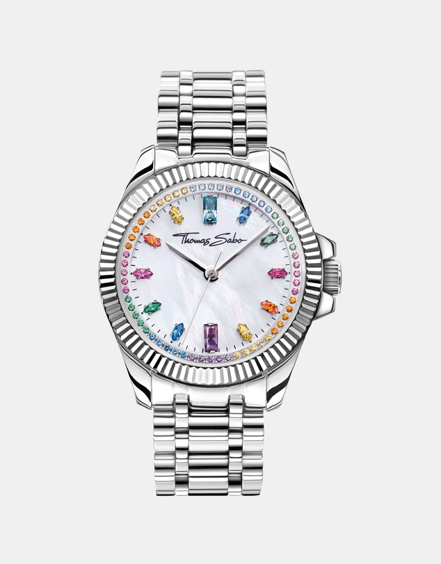 THOMAS SABO - Watch for Women Divine Rainbow Silver-Coloured