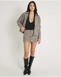 Alice In The Eve - Serena Suede Skirt
