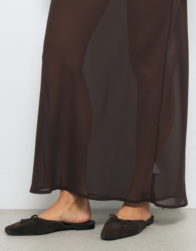 AERE - Slip On Suede Ballet Flats