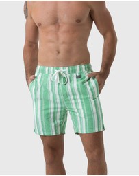 Coast Clothing - North Compass Shorts - Green