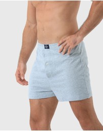 Coast Clothing - 2 Pack Knit Boxers - Grey