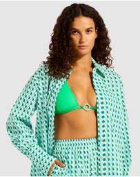 Seafolly - Sorrento Oversized Button Up Shirt