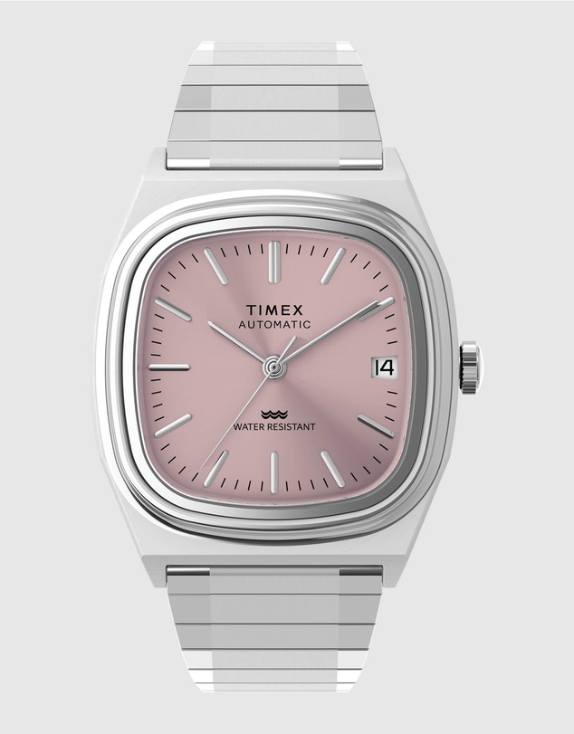 TIMEX - Timex® Automatic 1983 E Line 34mm Stainless Steel Expansion Band Watch