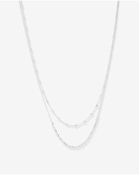 Michael Hill - 45cm Multi-Layer Bead Chain in Silver
