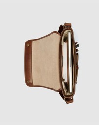 Republic of Florence - The Aurelian Brown Leather Messenger