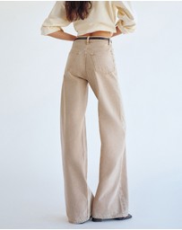 Reformation - Cary High Rise Slouchy Wide Leg Jeans