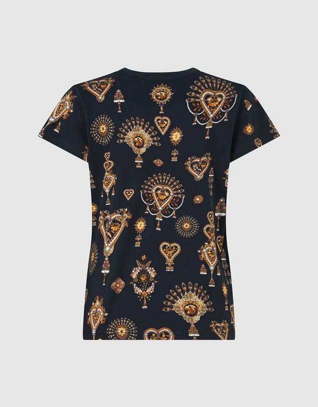 Camilla - Slim Fit Round Neck T-Shirt