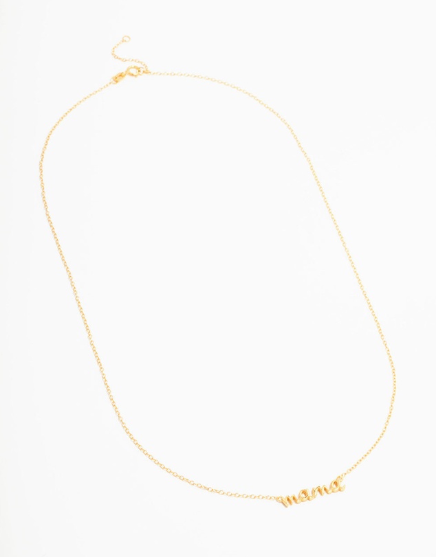Lovisa - Gold Plated Sterling Silver Mama Necklace
