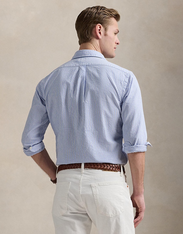 Polo Ralph Lauren - Custom Fit Striped Seersucker Shirt