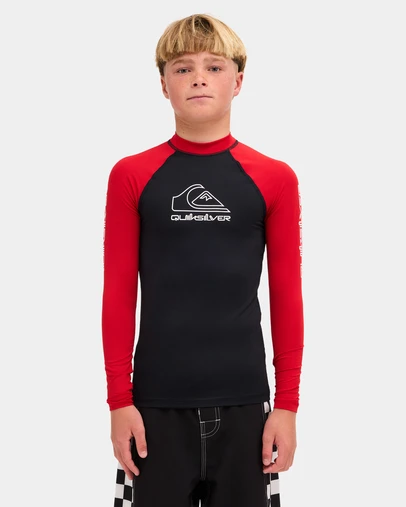 Quiksilver - Boys 8 to 16 On Tour Long Sleeve Id Rashguard