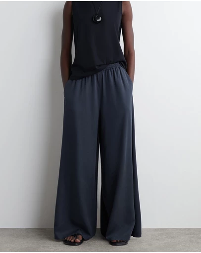 COS - Twill Palazzo Trousers