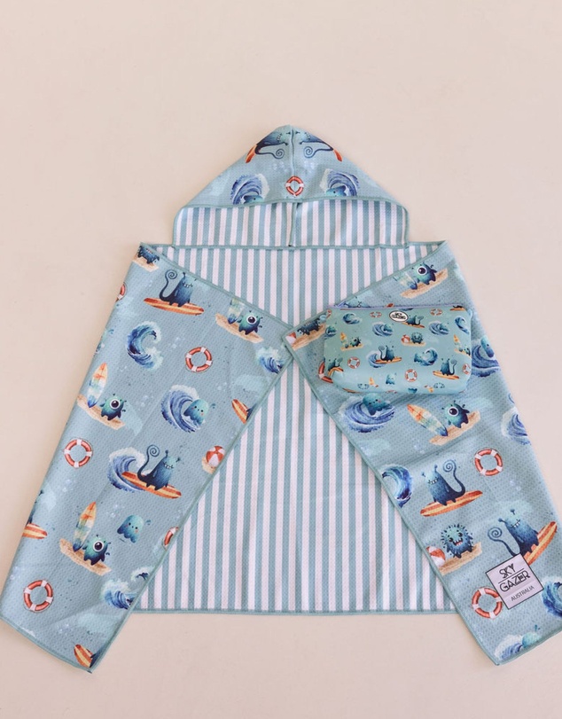 Sky Gazer - Sand Free Towel Hooded Towel- Marley