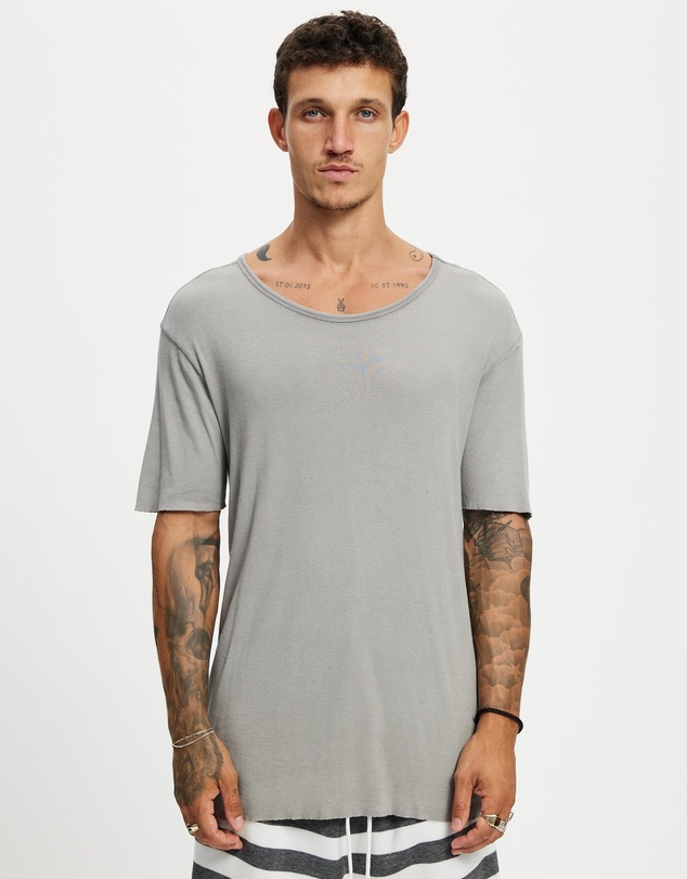 Surrounded By Ghosts - The Onyx Slim Rib Knit T-Shirt