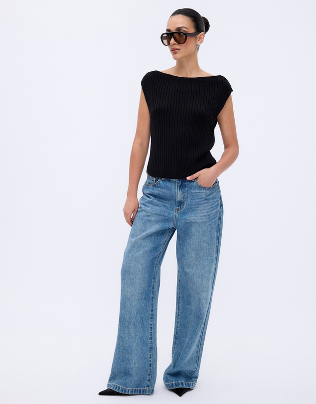 Minima Esenciales - Nalu Organic Cotton Cashmere Blend Knitted Top