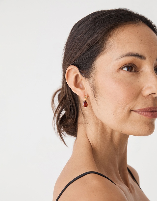 Forcast - Rouge Stone Earrings