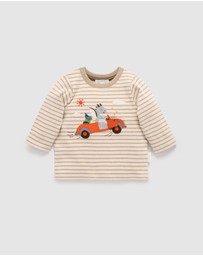 Purebaby - Flying Car Thick Tee -Kids-Babies