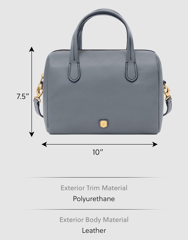 Fossil - Lainey Blue Satchel Bag