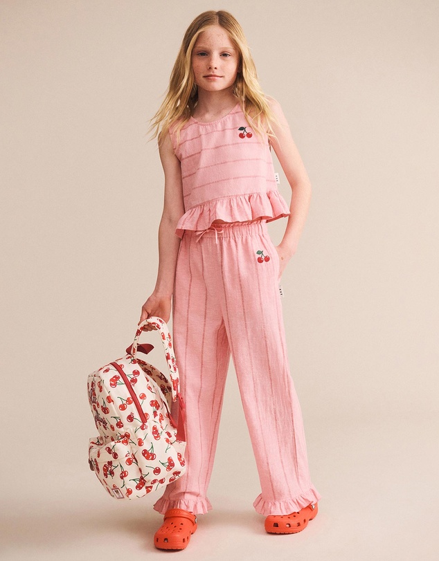 Huxbaby - Strawberry Stripe Culottes - ICONIC EXCLUSIVE - Babies-Teens