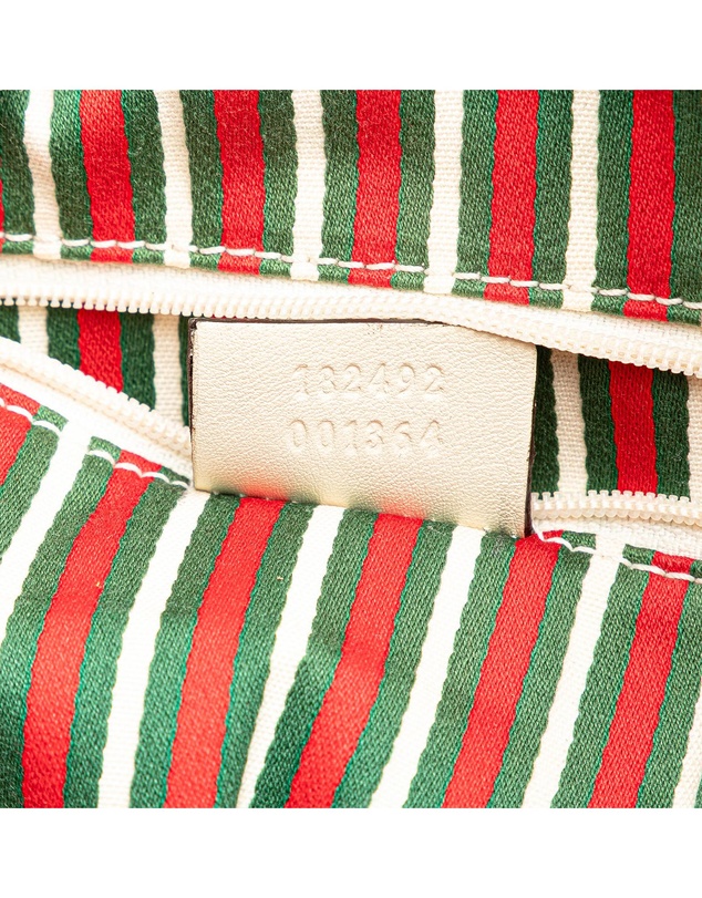 Pre-Loved by Azura Reborn - Pre-Loved gucci Elegant Tote Bag with Top Zip Closure and Logo Accent