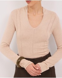 Calli - Ava LS Knit Top