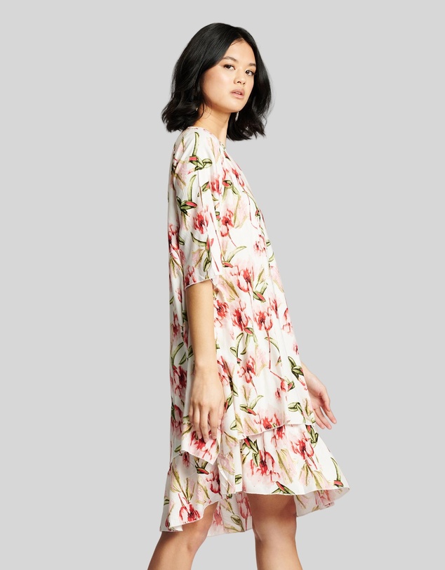 KAJA Clothing - Giana Dress-Pink Floral