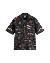 NEXT - Western Style Printed Short Sleeve Shirt With Cuban Collar