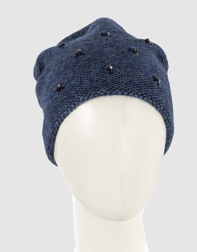 Max Alexander - European Made Navy Fashion Wool Beanie
