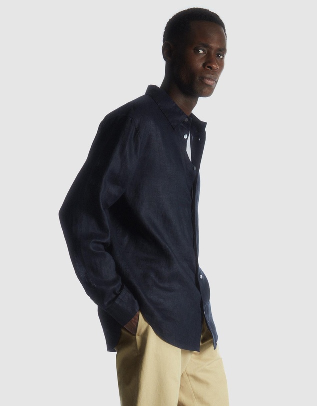 COS - Curved-hem Linen Shirt