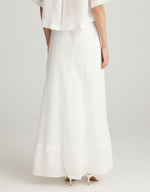 Mattir - Aire Circle Skirt White