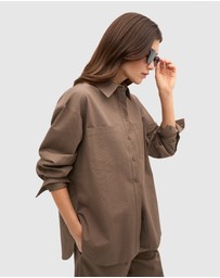 Seed Heritage - Textured Cotton Shirt