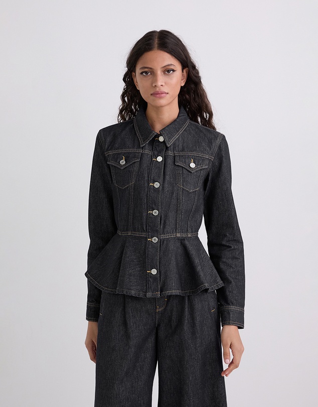 Karl Lagerfeld - Contrast Stitch Denim Jacket