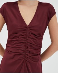 Third Form - Allure Gathered Tee Dress