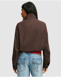 Cotton On - Arlo Funnel Neck Jacket