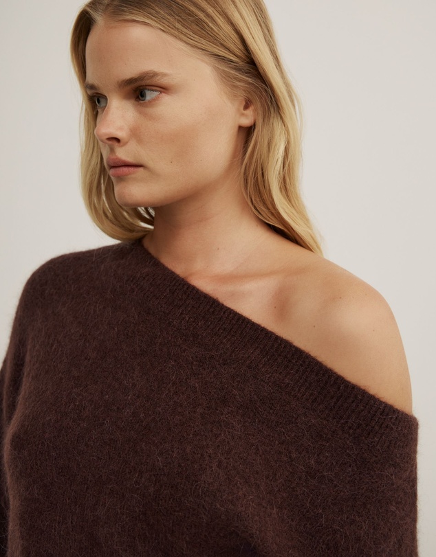 Witchery - Fluffy Asymmetric Knit