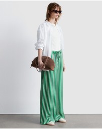 & Other Stories - Drawstring Satin Trousers