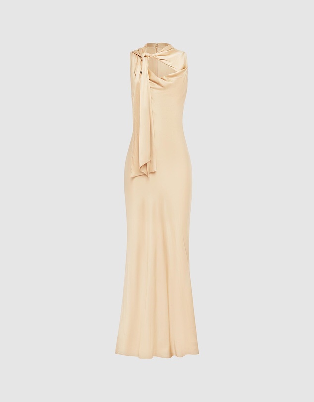 Shona Joy - Agnes Tie Cut Out Maxi Dress